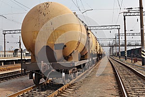 Oil train transportation