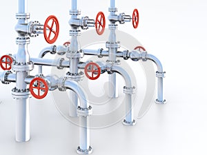 Oil Valves system.