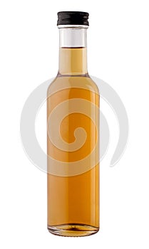 Oil or vinegar bottle isolated on white background