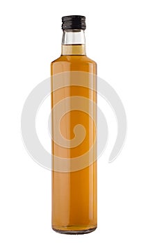 Oil or vinegar bottle isolated on white background