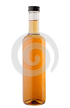 Oil or vinegar bottle isolated on white background