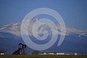 Oil Well and Longs Peak
