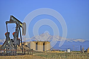 Oil Well and tanks
