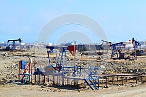 Oil wells