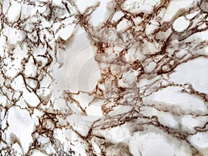 An oilcloth or tablecloth with a pattern like on marble. Background, texture. Marble Pattern Oilcloth Close-Up photo