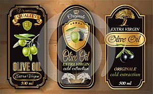 Oilve oil labels