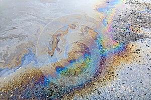 Oily Sheen on Water photo