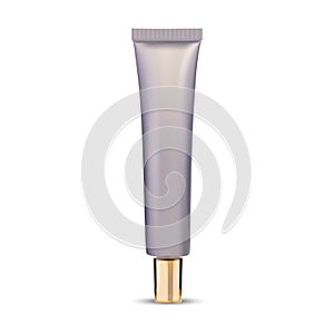 Ointment tube. Eye cream cosmetic container mockup