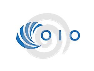 OIO letter logo design on white background. OIO creative circle letter logo concept. OIO letter design photo