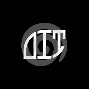 OIT letter logo design on BLACK background. OIT creative initials letter logo concept. OIT letter design.OIT letter logo design on