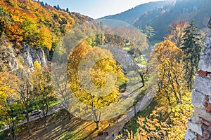 OjcÃÂ³w national park on autumn