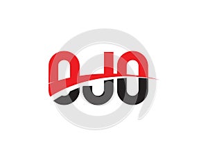 OJO Letter Initial Logo Design Vector Illustration photo