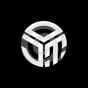 OJT letter logo design on black background. OJT creative initials letter logo concept. OJT letter design