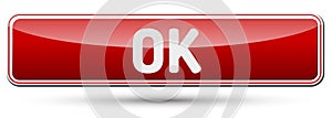 OK - Abstract beautiful button with text.