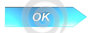 OK on blue arrow - 3D rendering