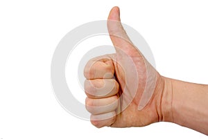 Ok gesture with clipping paths