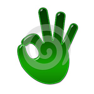 OK hand symbol