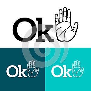 OK Sign - Hand Sign with OK Symbol