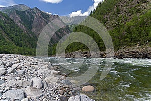 The Oka Sayanskaya River. Siberia, Russia.