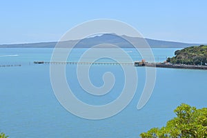 Okahu Bay Wharf and Sea View Bridge