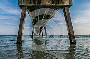 Okaloosa island concrete pier