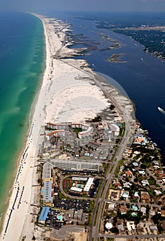 Okaloosa Island (Santa Rosa Island) in Fort Walton Beach