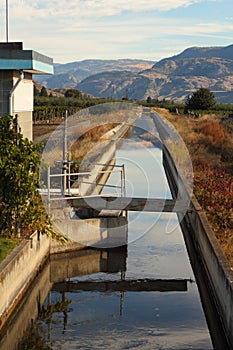 Okanagan Irrigation Canal, British Columbia photo