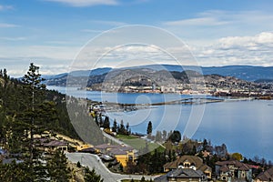 Okanagan Lake Bridge Kelowna BC Canada