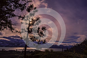 Okanagan Lake in Winter