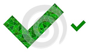 Okay Polygonal Lowpoly Flat Icon