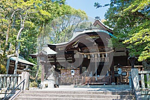 Okazaki Shrine in Kyoto, Japan. The Shrine originally built in 794