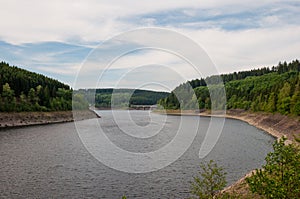 Okerstausee reservoir in Germany