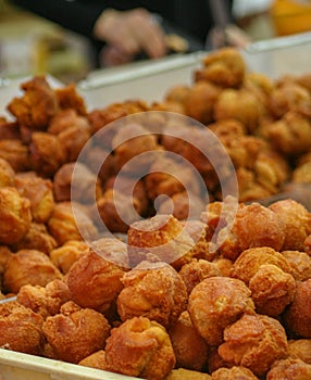 Okinawan donuts. Naha, Japan