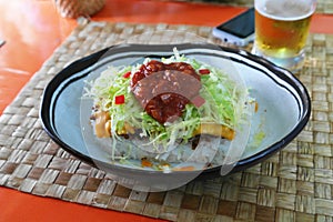 Okinawan fusion - Taco rice