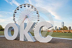 Oklahoma City OKC Ferris Wheel