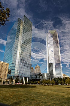 Oklahoma City Skyline, Oklahoma City, Oklahoma features Devon En