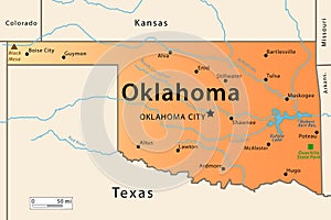 Oklahoma Map