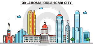 Oklahoma, Oklahoma City.City skyline