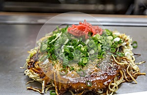 Okonomiyaki japanese pizza