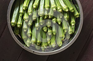 Okra ladies fingers