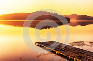 Oksan reservoir sunrise