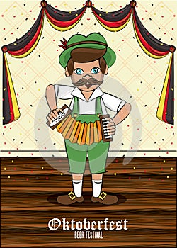 Oktober fest card