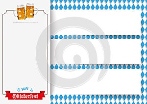 Oktoberfest 3 Banners Beer Ribbon