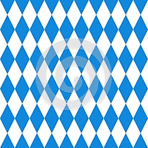 Oktoberfest background. Bavarian flag pattern.