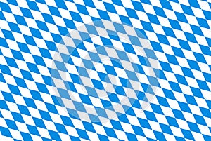 Oktoberfest background with blue checked repeatable rhombus photo