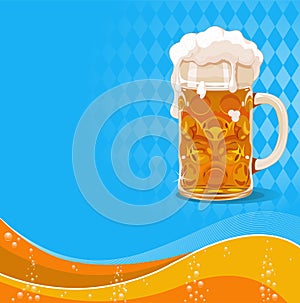 Oktoberfest beer background