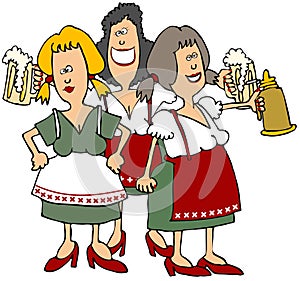Oktoberfest Beer Maidens