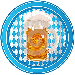 Oktoberfest circle button