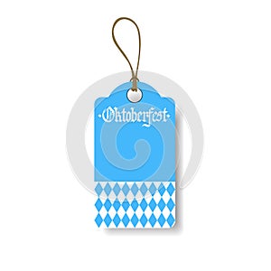 Oktoberfest Tag German Beer Festival Flyer Design Icon