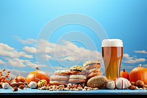 Oktoberfest Wiesn, world largest beer festival, Bavaria Munich, Traditional festivities, entertainment feast, beer and